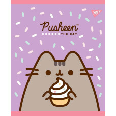 Зошит уч. "YES" 18арк.# /765191/ "Pusheen. Sweet cat"  УФ-виб.+глітер+софт-тач (10/200)