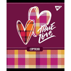 Зошит уч. "YES" 18арк.# /765196/ "Tartan fun" виб.гібрід.лак (10/200)