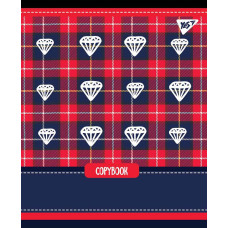 Зошит уч. "YES" 18арк.# /765196/ "Tartan fun" виб.гібрід.лак (10/200)