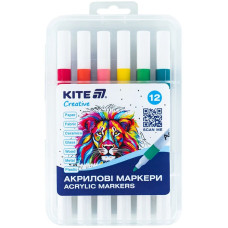Набір маркерів 12кол. "Kite" /K-1156/ Creative, акрилові (1/25)