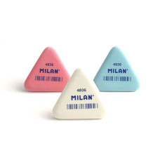 Гумка "MILAN" /CNM4836B/ трикутна 5*4,4*0,7см, картонна упаковка, мікс (36/324) Гумка "MILAN" /CNM4836B/ трикутна 5*4,4*0,7см, картонна упаковка, мікс (36/324)