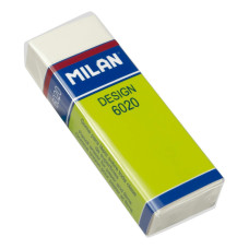 Гумка "MILAN" /6020/ прямокутна біла 6,1*2,1*1,1см (20/500) Гумка "MILAN" /6020/ прямокутна біла 6,1*2,1*1,1см (20/500)
