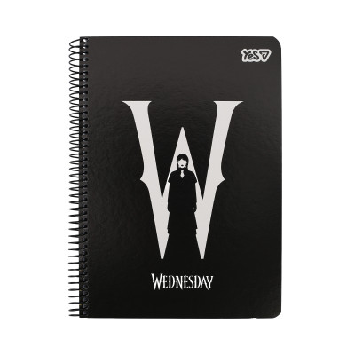 Блокнот А5/80 # спіраль "YES" /152296/ "Wednesday" (1/60)