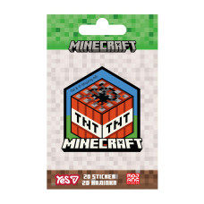 Наліпка "YES" /708508/ 2D "Minecraft.TNT" (1/10/100)