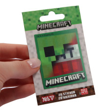 Наліпка "YES" /708510/ 2D "Minecraft.Creeper" (1/10/100)