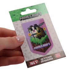 Наліпка "YES" /708513/ 2D "Minecraft.Spring.Bee" (1/10/100)