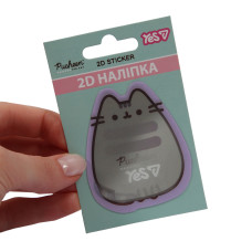 Наліпка "YES" /708518/ 2D "Pusheen" (1/10/100)