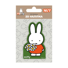 Наліпка "YES" /708524/ 2D "Miffy Flowers" (1/10/100)