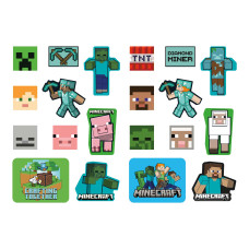 Наліпка "YES" /708529/ 2D "Minecraft" (1/10/100)