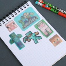Наліпка "YES" /708529/ 2D "Minecraft" (1/10/100)