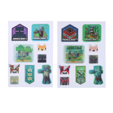 Наліпка "YES" /708531/ 2D "Minecraft Characters" (1/10/100)