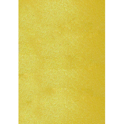 Флексика (фоаміран) "SANTI" /743337/ ЕВА 200*300мм 1,7мм жовтий з голографічним гліттером (10арк.) (1/100)