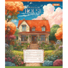 Зошит уч. "1В" 48арк.== /767116/ "House colorful" (10/200)