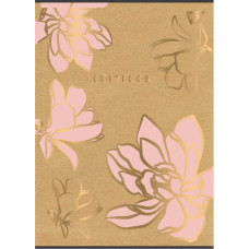 Зошит уч. "YES" 48арк.# /764360/ "PASTEL FLOWERS" мат. ВДЛ+софт-тач+фольга золото (5/100)