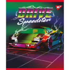 Зошит уч. "YES" 48арк.# /764347/ "SPEEDSTER"  ірідіум+УФ.спл. (5/100)