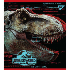 Зошит уч. "YES" 24арк.# /765321/ "Jurassic world. Science gone wrong" Ірідіум+гібр.виб.лак (10/160)