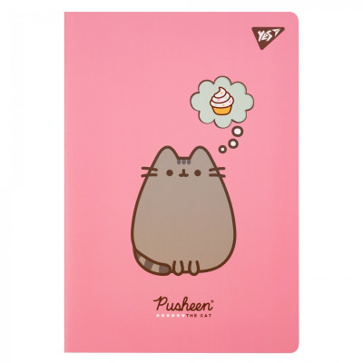 Зошит А4/40 # "YES" /681856/ обкл. з висічкою "Pusheen" (1/20/40)