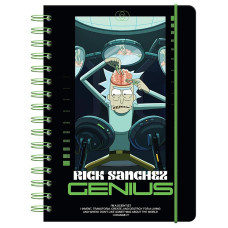 Блокнот А5/80арк. "Kite" /RM24-190/ # на спіралі "Rick & Morty" (1/10/20) Блокнот А5/80арк. "Kite" /RM24-190/ # на спіралі "Rick & Morty" (1/10/20)
