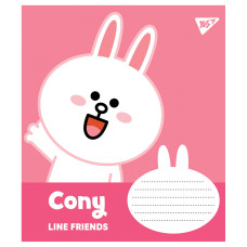 Зошит уч. "YES" 12арк.== /766203/ "Line Friends"  (25/500)