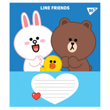 Зошит уч. "YES" 18арк.== /766351/ "Line friends" (25/400)