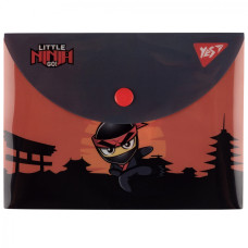 Папка-конверт на кнопці B7 "Yes" /492265 "Ninja" помаранчево-сіра (10/200) Папка-конверт на кнопці B7 "Yes" /492265 "Ninja" помаранчево-сіра (10/200)