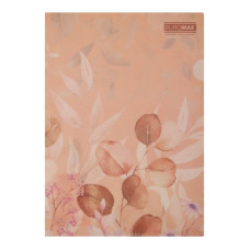 Папка-куток А4 "BuroMAX" /BM.3854-46/ матов.пластик, ARABESKI, персиковий (12/480)