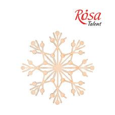 Заготовка "Rosa Talent" "Сніжинка 2" /178/ 4шт, фанера, 10см Заготовка "Rosa Talent" "Сніжинка 2" /178/ 4шт, фанера, 10см
