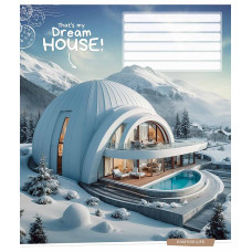 Зошит уч. "Star" 12арк.# /3530K/ "Dream house" ВД-лак (нейт) (30/360)