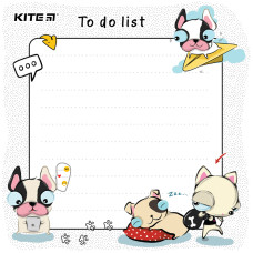Планер настінний"Kite" /K22-472-3/ "To do list", А5, "Funny dogs" (1/100) Планер настінний"Kite" /K22-472-3/ "To do list", А5, "Funny dogs" (1/100)