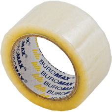 Скотч пакувальний "BuroMax" 48мм*90м   BM.7025-00   (45мкм) прозорий (6/72)