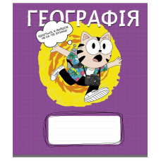 Зошит уч. "Школярик" 48арк.# /3744K/ ПРЕДМЕТКА Колекція-№5Котячі пригоди НАБІР 8шт (1/12)