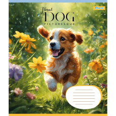 Зошит уч. "1В" 18арк.== /766980/ "Floral dog" (25/400)