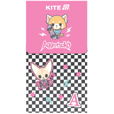 Блокнот 80х145мм/60арк. "Kite" /AR24-092/ на магніті, # Aggretsuko Блокнот 80х145мм/60арк. "Kite" /AR24-092/ на магніті, # Aggretsuko