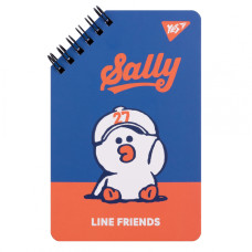 Блокнот 95х145/60 подвійна спіраль "YES" /151756/ "Line Friends" Sally (1/30/60) Блокнот 95х145/60 подвійна спіраль "YES" /151756/ "Line Friends" Sally (1/30/60)