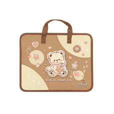 Папка-портфель А4 "Kidis" /KD3094/ з ткан. ручк. пластик на блискавці (1/12)