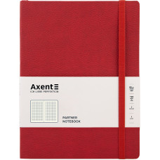Блокнот "Axent" /8615-06-A/ Partner Soft L, 190*250, 96 арк, кліт, червон (1/12) Блокнот "Axent" /8615-06-A/ Partner Soft L, 190*250, 96 арк, кліт, червон (1/12)