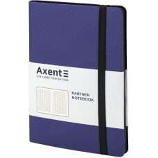 Блокнот "Axent" /8206-38-A/ Partner Soft, 125*195/96арк, кліт, т. синя (1/18)
