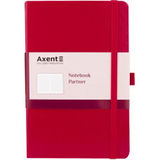 Блокнот "Axent" /8201-03-A/ Partner, 125*195/96арк, кліт, червона (1/18) Блокнот "Axent" /8201-03-A/ Partner, 125*195/96арк, кліт, червона (1/18)