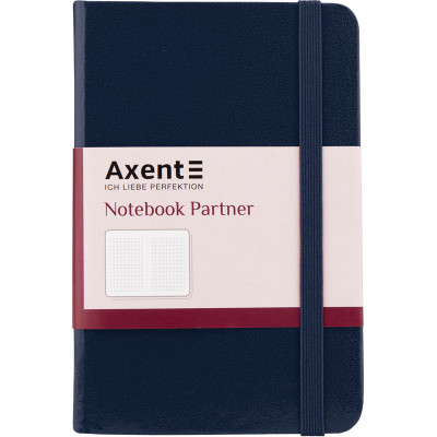 Блокнот "Axent" /8301-02-A/ Partner, 95*140/96арк, кліт, синя (1/24)