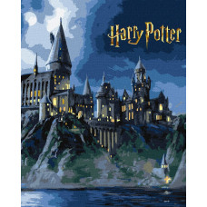 Картина за номерами "Ідейка" /KHO5230/ "Harry Potter: Гоґвортс вночі з фарбами металік extra" 40*50см Картина за номерами "Ідейка" /KHO5230/ "Harry Potter: Гоґвортс вночі з фарбами металік extra" 40*50см