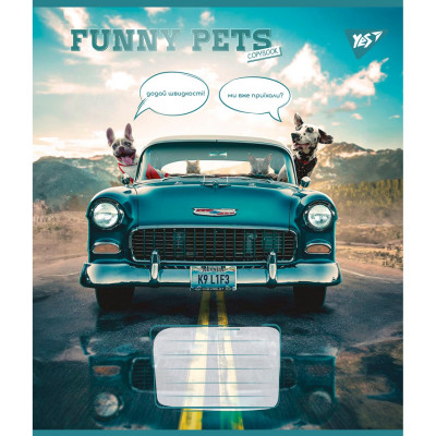Зошит уч. "YES" 24арк.== /767041/ "Funny pets" (20/320)