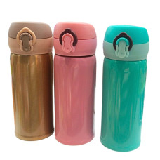 Пляшка-термос для води "JO" /YW-522/ "Classic" 350ml, подвійна стінка, мікс