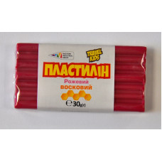 Пластилін "TRAVEL KIDS" восковий /333111/TK/ рожевий 30г (12/48)