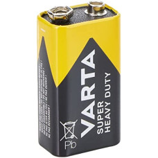 Батарейка "VARTA" /6F22/1Shrink/632/ сольова, 9V, КРОНА (1/12)