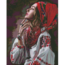 Алмазна мозаїка "Ідейка" /AMO7352/ "Квіти-зорі" 40*50см