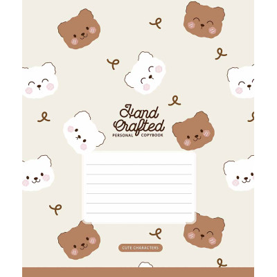 Зошит уч. "Школярик" 12арк.== /3599L/ "Cuties" ВД-лак (дівчинка) (30/300)