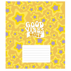Зошит уч. "Star" 24арк.== /3561L/ "Good vibes only" ВД-лак (дівчинка) (25/200)