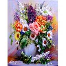 Алмазна мозаїка "Go to art" /178901/ "Вальс квітів" 30*40 см