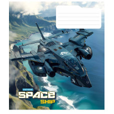 Зошит уч. "Star" 48арк.== /3435L/ "Space ship" ВД-лак (хлопчик) (10/100)