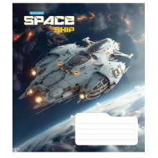 Зошит уч. "Star" 48арк.== /3435L/ "Space ship" ВД-лак (хлопчик) (10/100)
